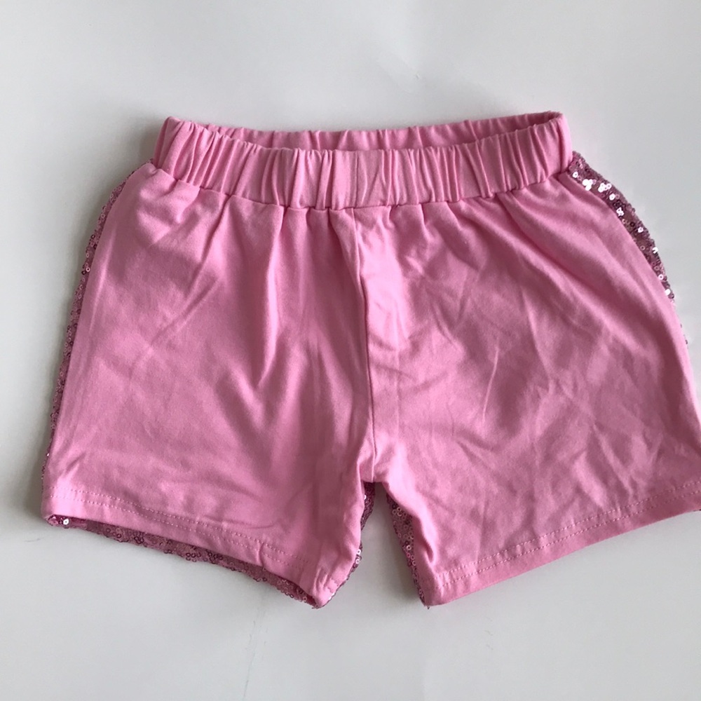 Girl’s Sparkle Shorts Size 7-8 - Picture 2 of 2